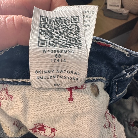 True Religion Y2k style low rise skinny jeans - Picture 8 of 9